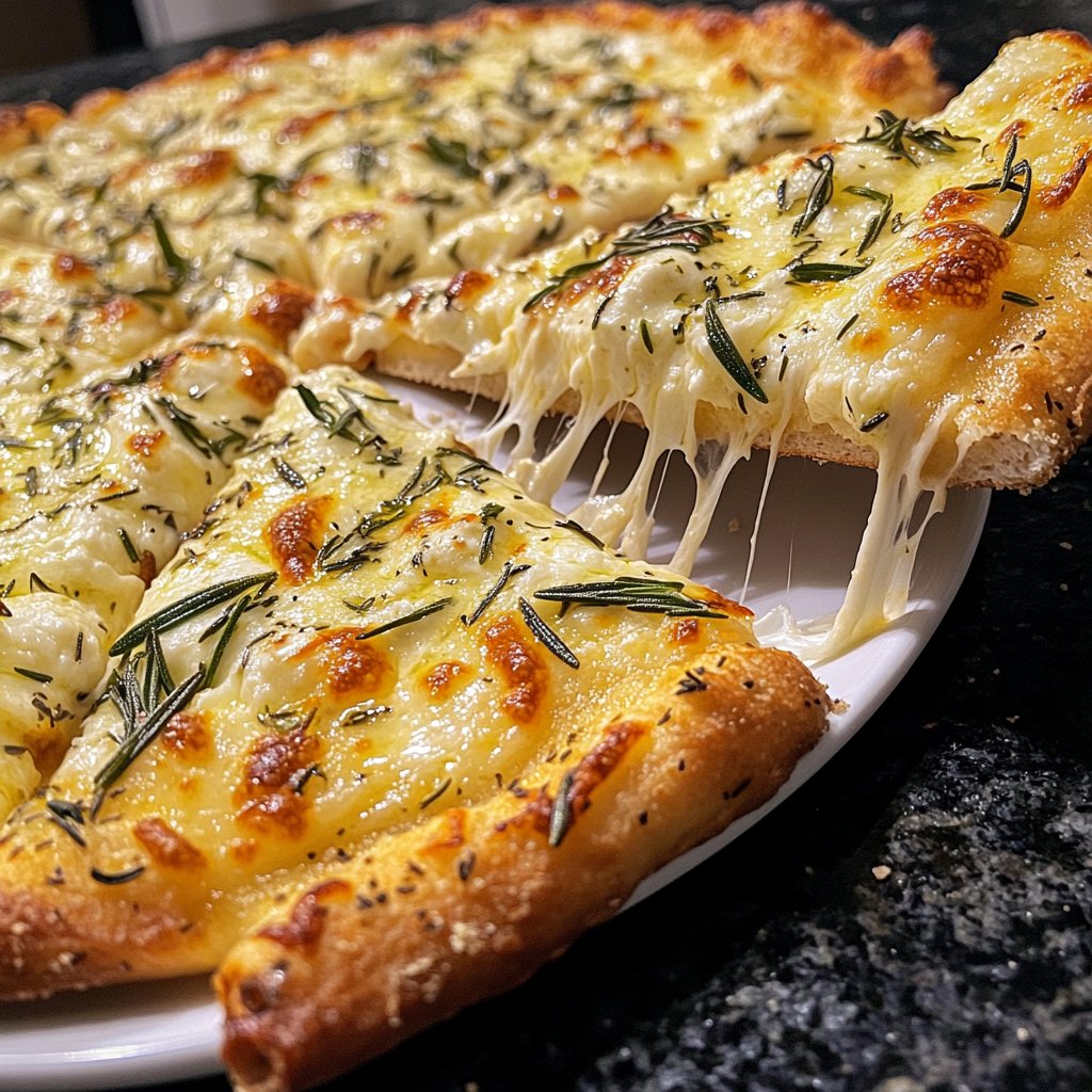 Pizza Bianca mit Rosmarin