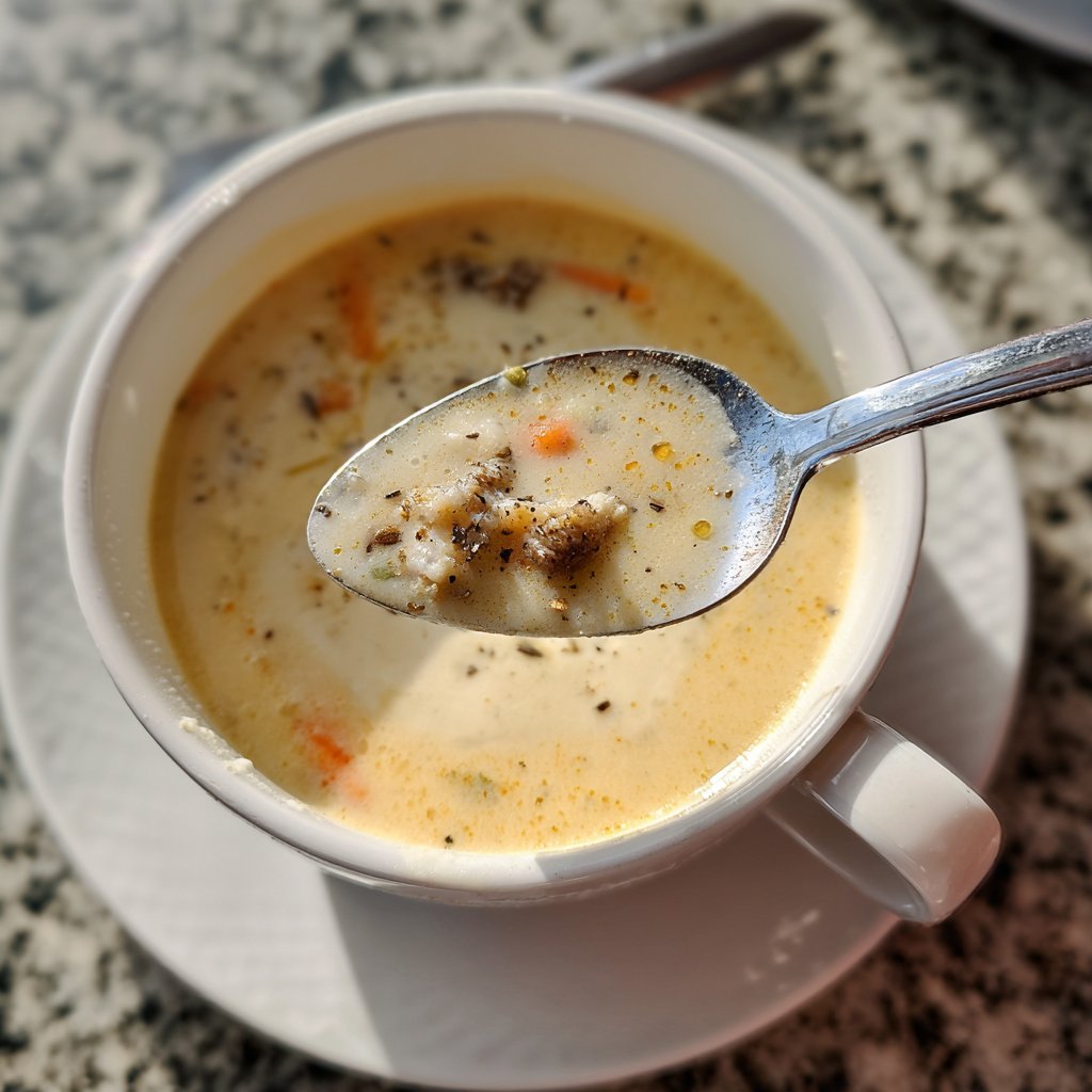 Blumenkohlsuppe mit Ingwer