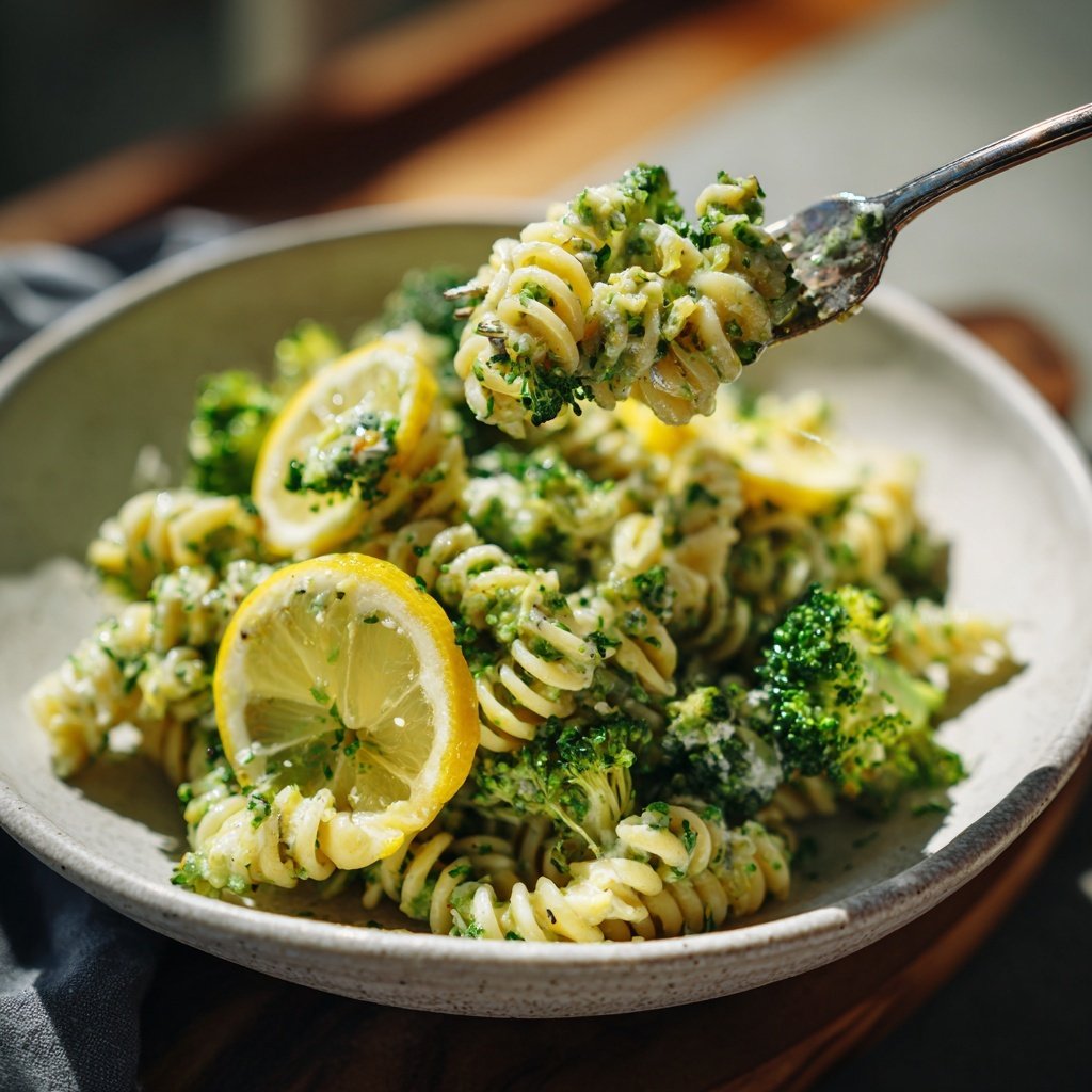Brokkoli Pasta Mit Zitronen Sauce