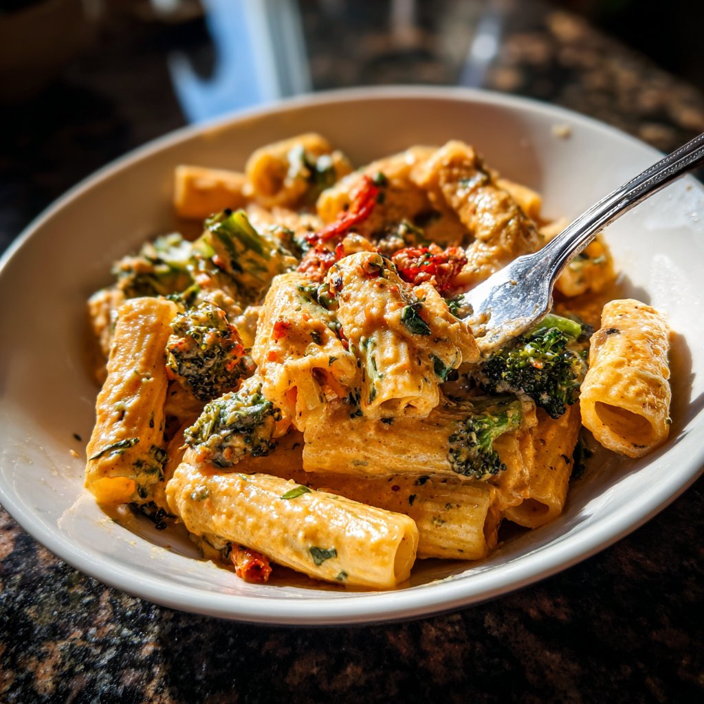 Rigatoni mit Brokkoli und Chili