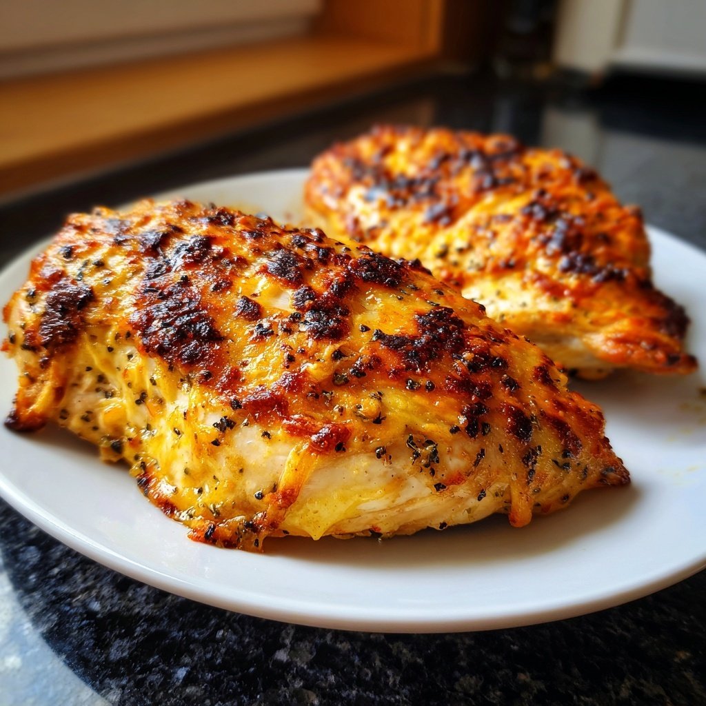 Hähnchenbrust mit Parmesan