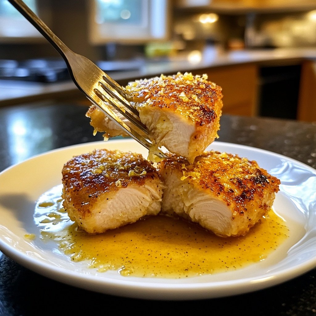 Hähnchenbrust mit Zitronenbutter