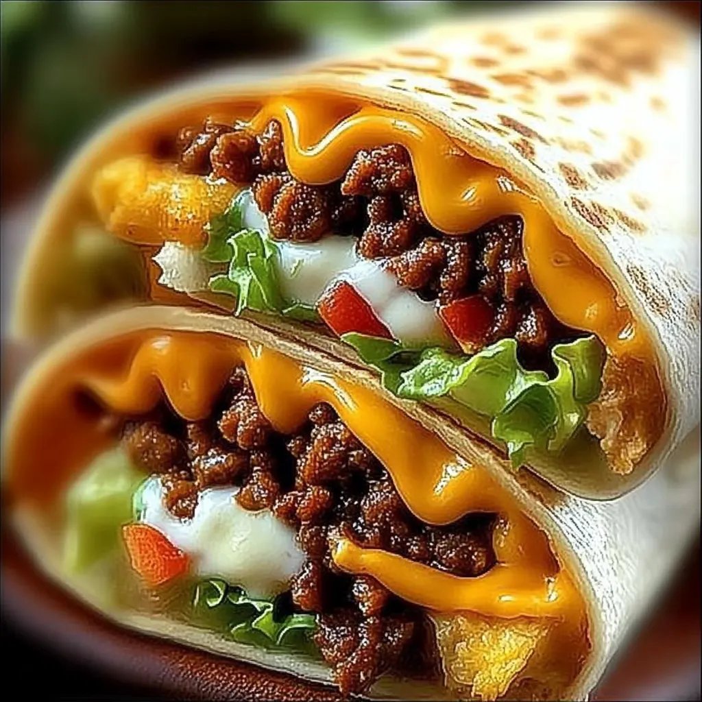 Big Mac Wrap mit Hackfleisch & Käse