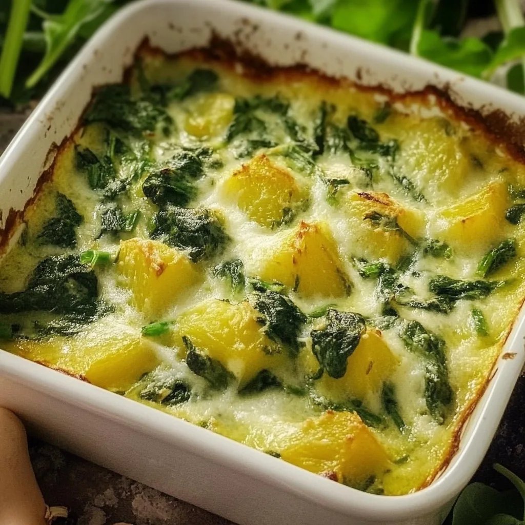 Kartoffel Spinat Auflauf