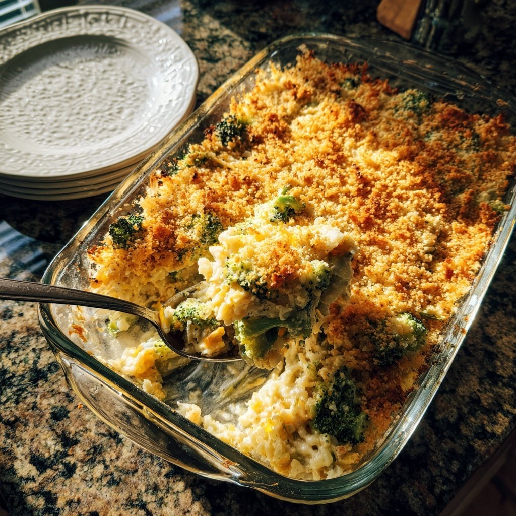 Brokkoli Reis Auflauf