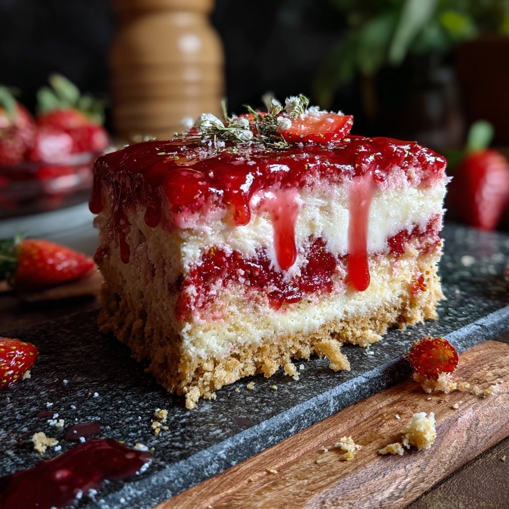 Erdbeer Joghurt Blechkuchen