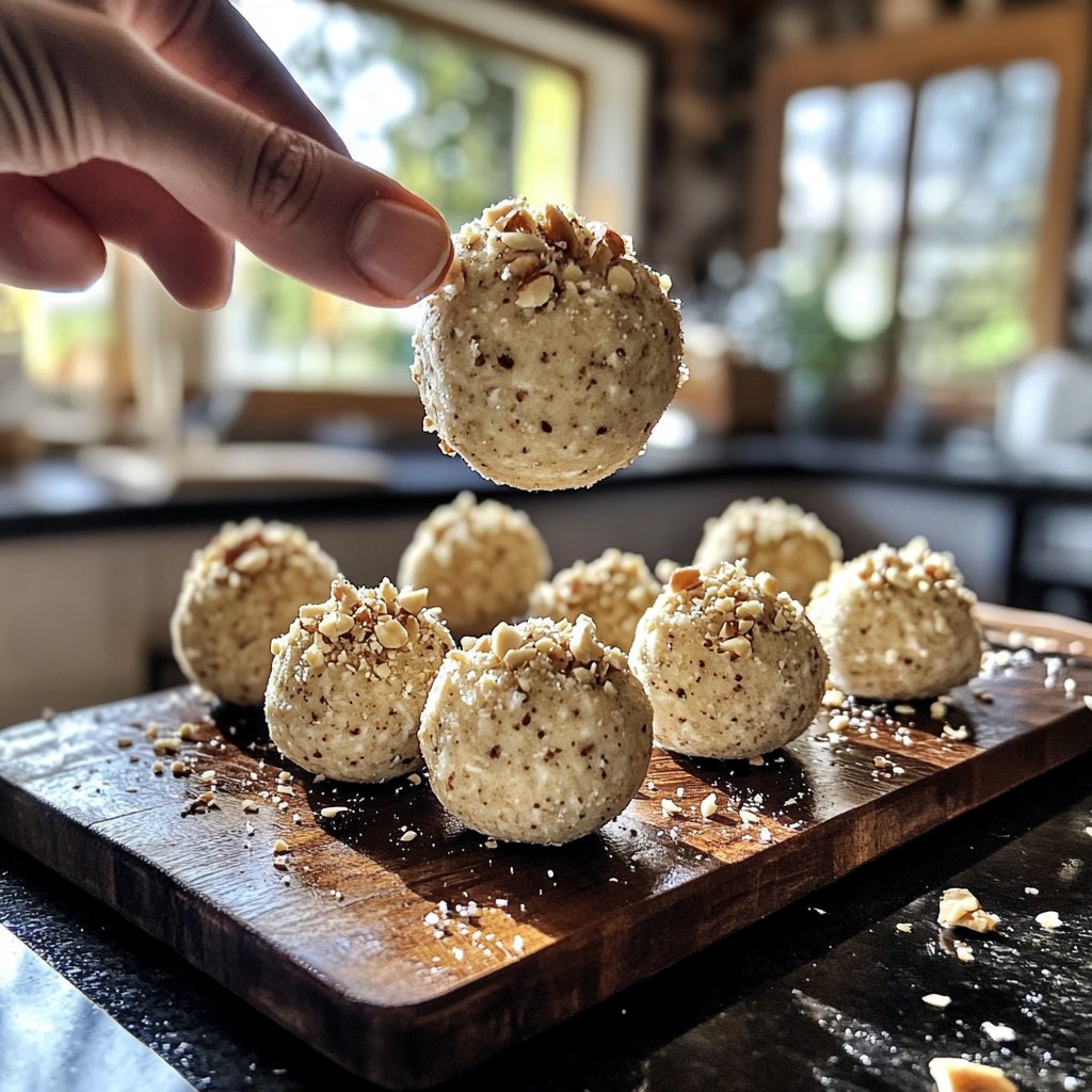 Protein Bällchen mit Vanille Proteinpulver