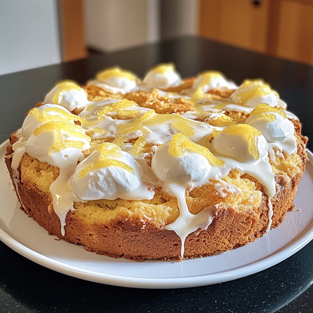 Zitronenkuchen mit Joghurt