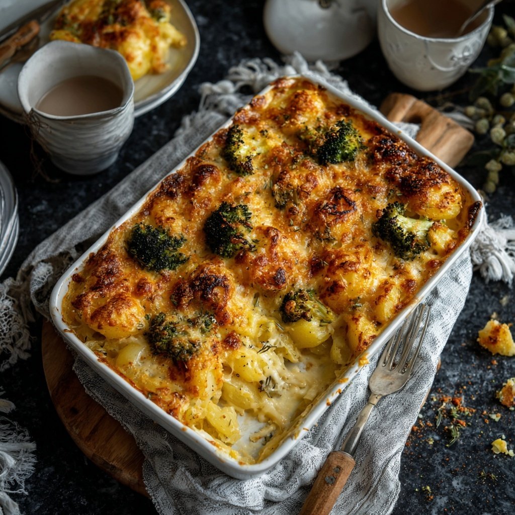 Brokkoli Kartoffel Auflauf Mit Käse