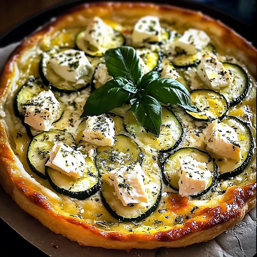 Tarte Courgette Feta Facile et Délicieuse 🌱