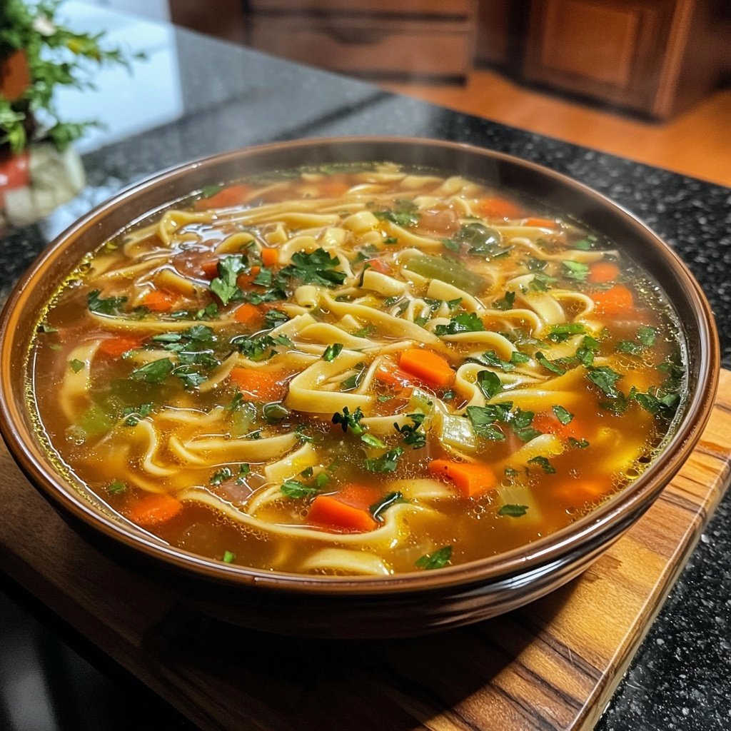 Nudelsuppe nach bestem Rezept