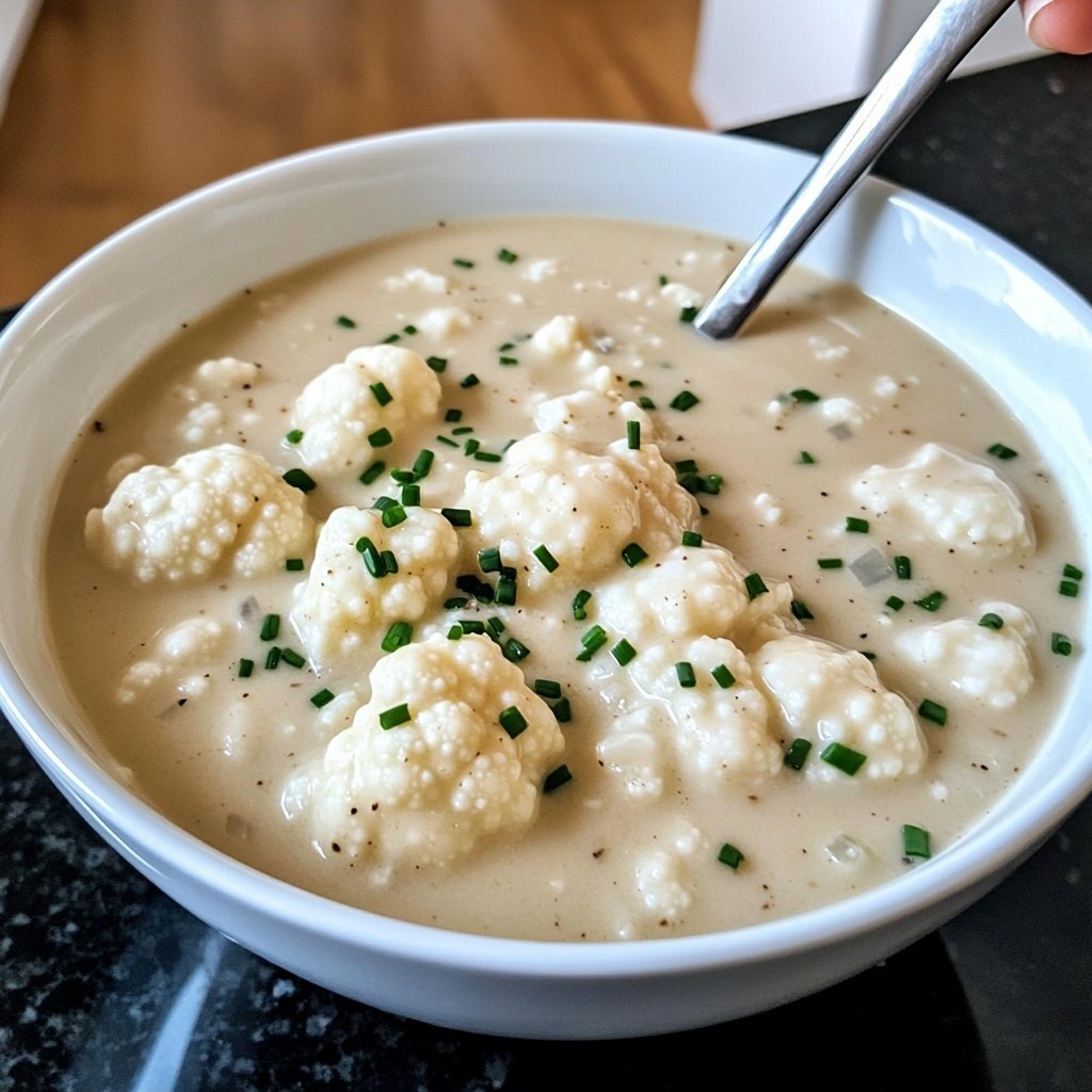 Blumenkohlsuppe cremig