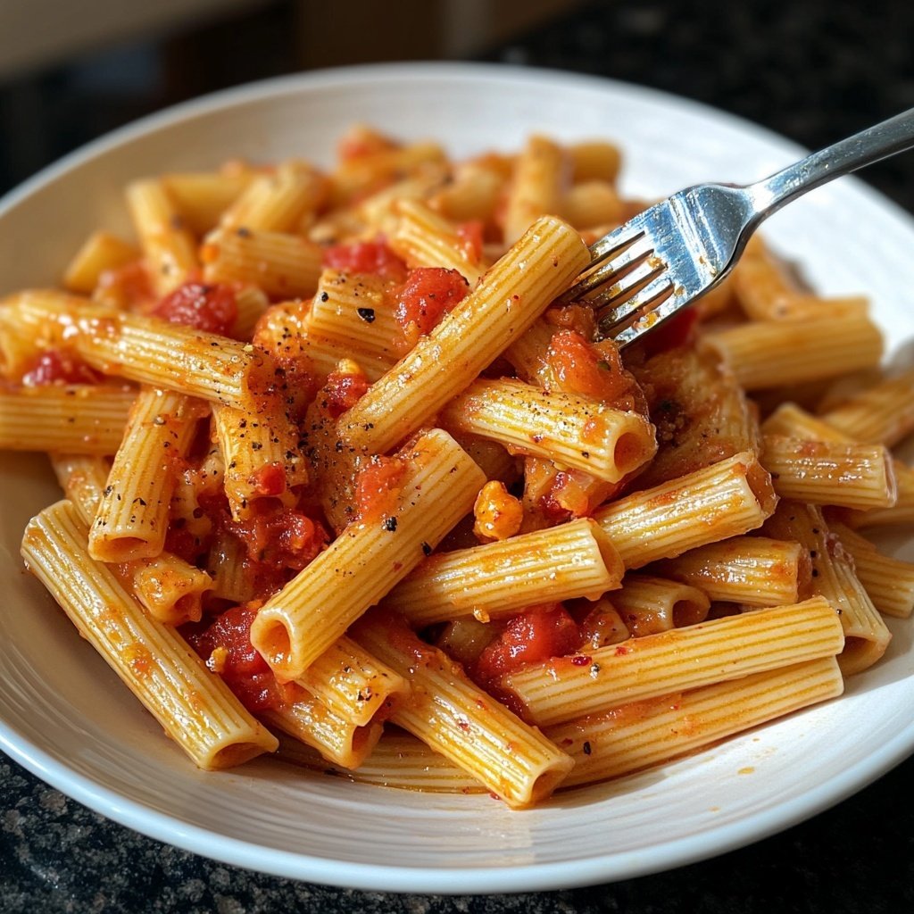 Penne Arrabbiata mit frischen Tomaten