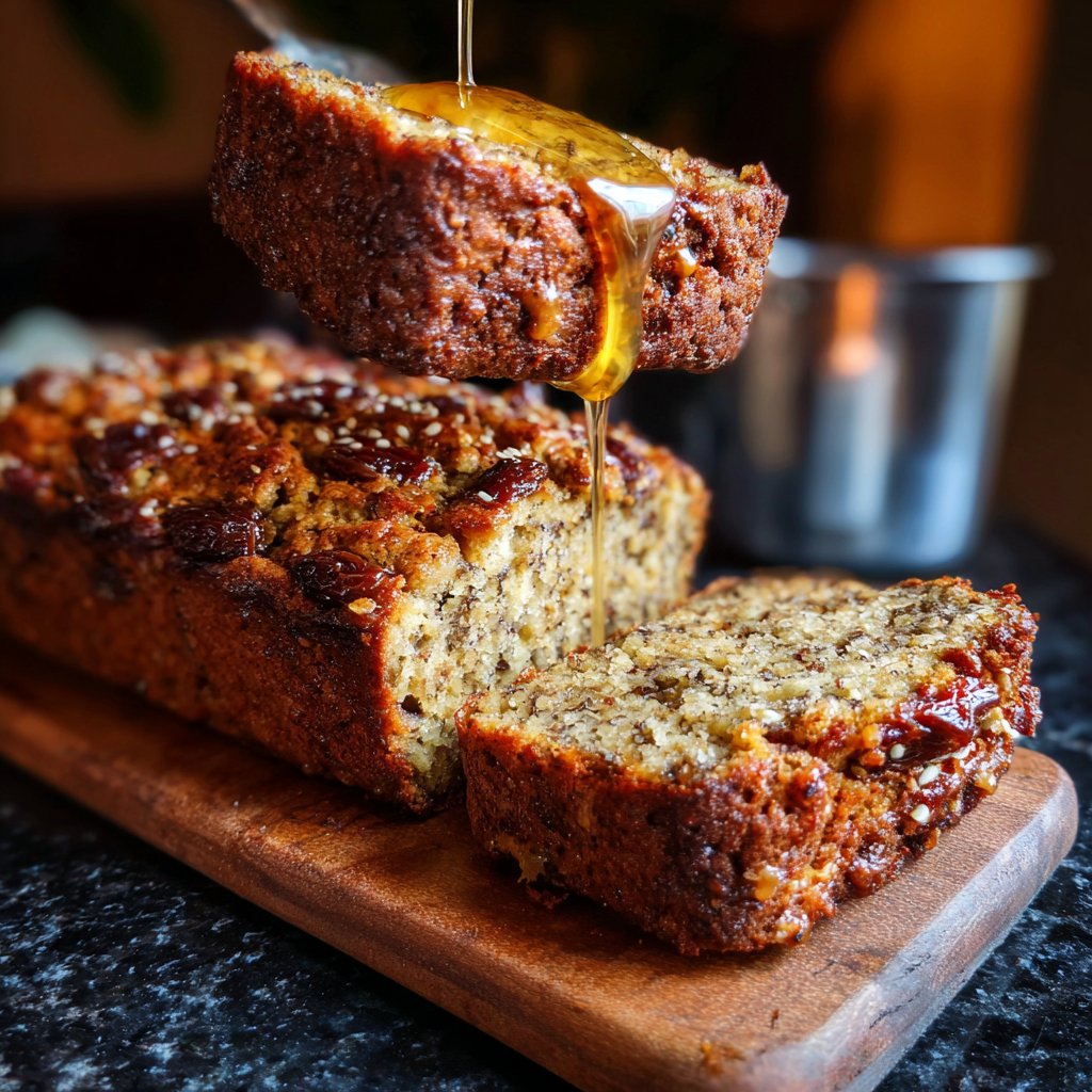 Bananenbrot mit Datteln