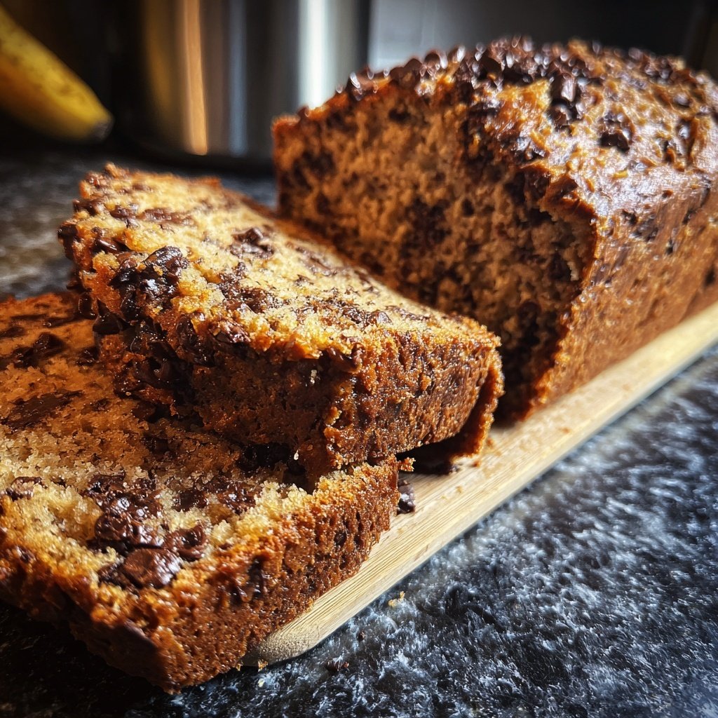 Bananenbrot mit Schoko-Drops