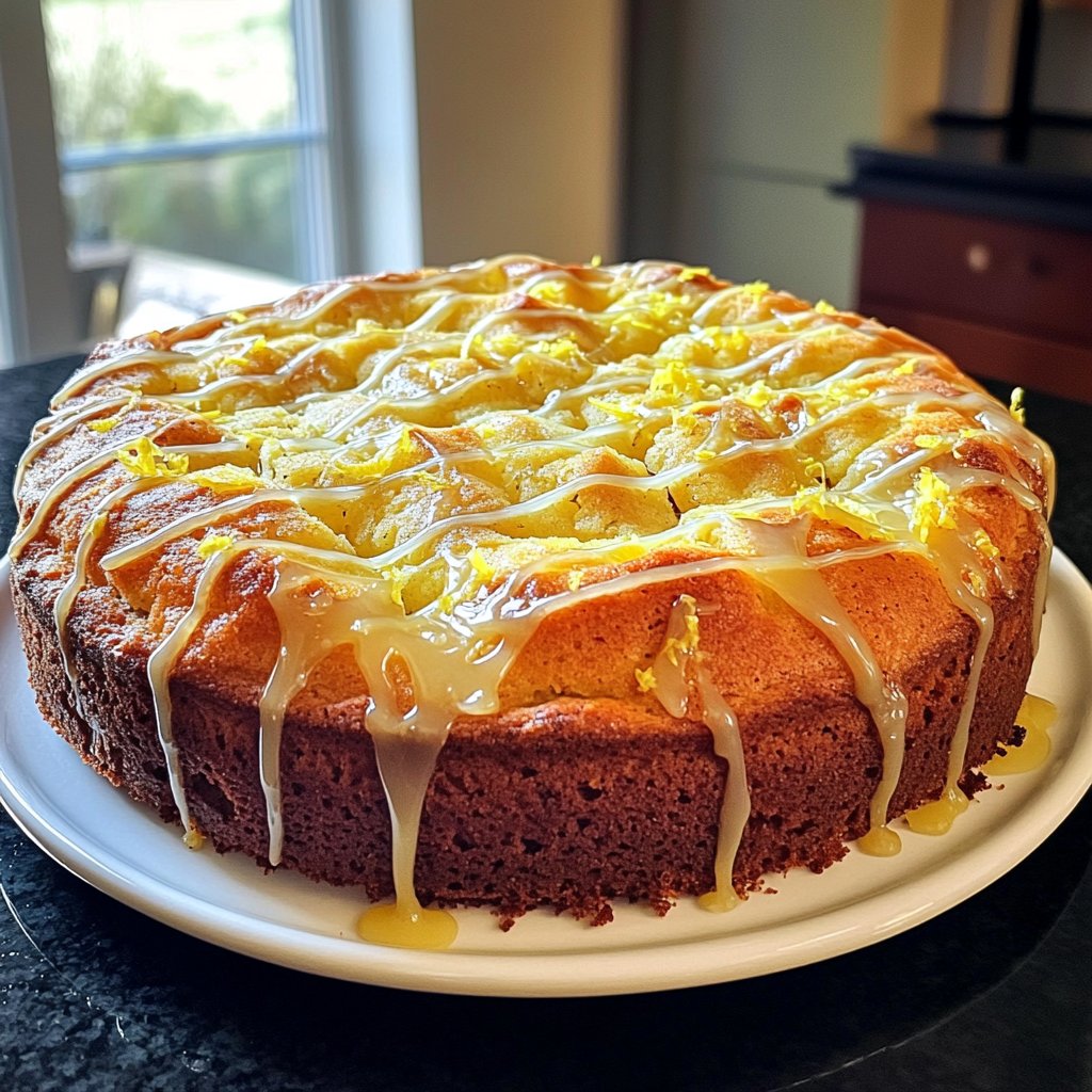 Zitronenkuchen für den Sonntagskaffee