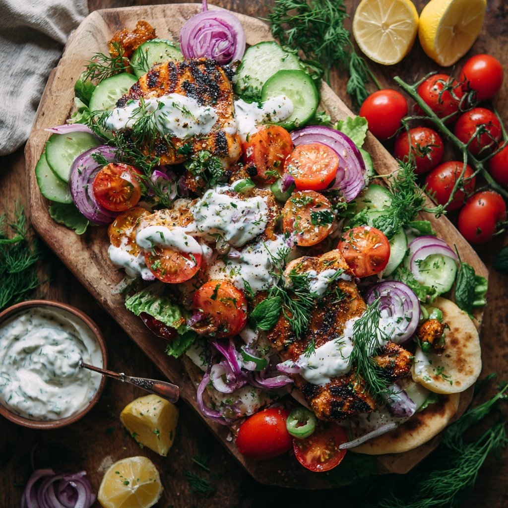 Salat Zum Grillen Mit Joghurtsauce