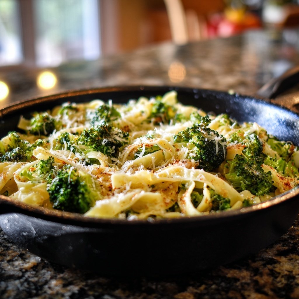Brokkoli Nudelpfanne Schnell