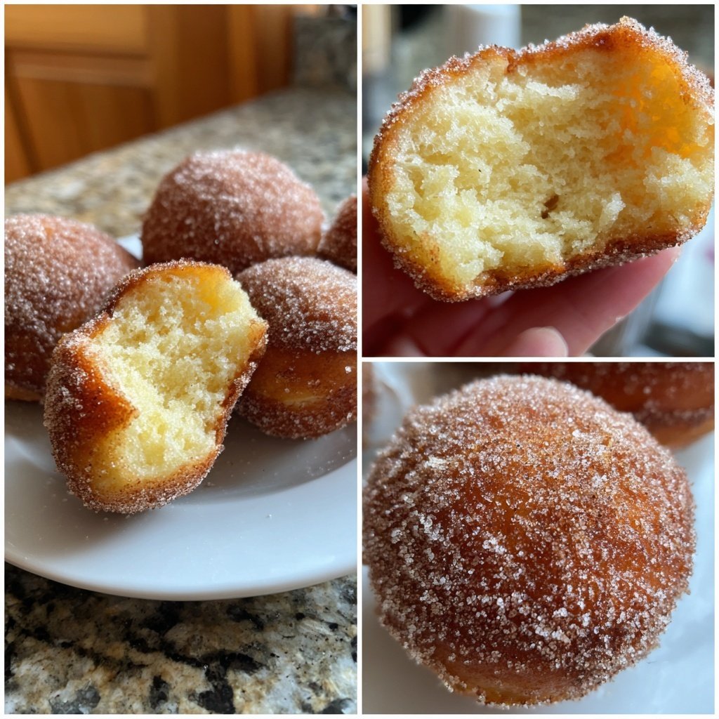 Quarkbällchen mit Zimt-Zucker